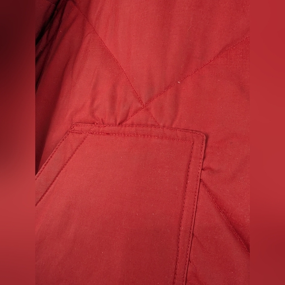 Wrangler Twenty X Down Filled Size XL Coat In Red Zipper Closure - Picture 12 of 15